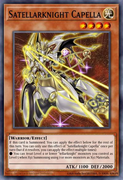 Satellarknight Capella Common MP15-EN212 2015 Mega-Tin Mega Pack Yugioh card
