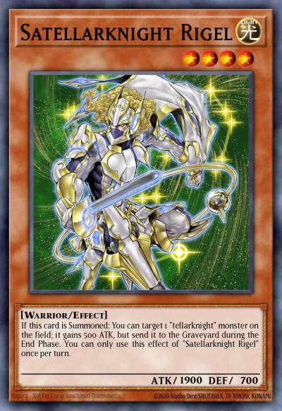 Satellarknight Rigel Super Rare SECE-EN025 Secrets of Eternity Yugioh card