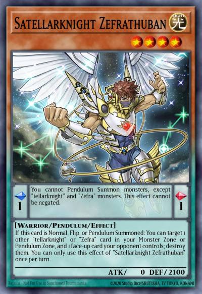 Satellarknight Zefrathuban Ultra Rare CROS-EN020 Crossed Souls Yugioh card
