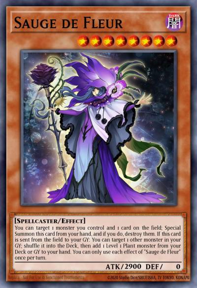 Sauge de Fleur Ultra Rare LED8-EN021 Legendary Duelists Synchro Storm Yugioh card