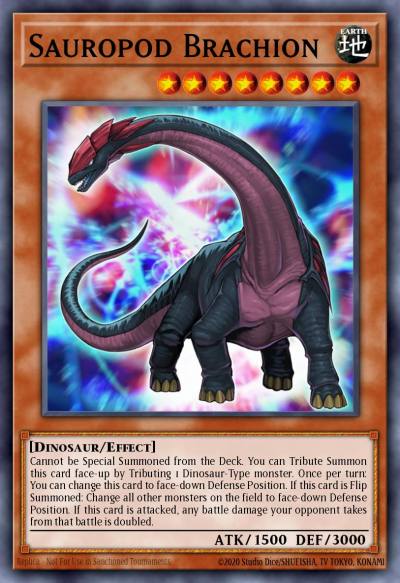 Sauropod Brachion Rare ANPR-EN095 Ancient Prophecy Yugioh card