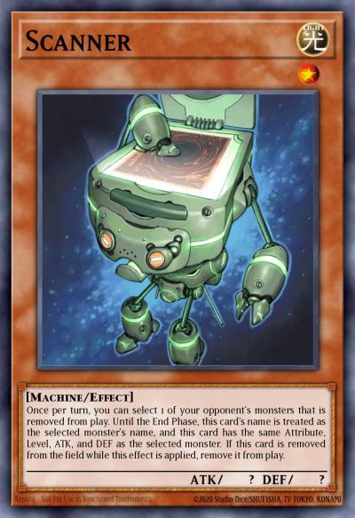 Scanner Super Rare CRMS-EN032 Crimson Crisis Yugioh card