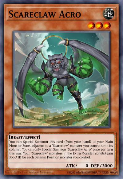 Scareclaw Acro Common MP23-EN067 25th Anniversary Tin Dueling Heroes Mega Pack Yugioh card