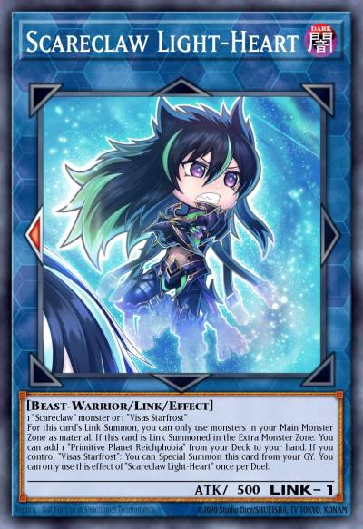 Scareclaw Light-Heart Prismatic Secret Rare MP23-EN136 25th Anniversary Tin Dueling Heroes Mega Pack Yugioh card