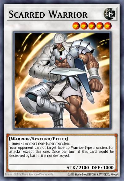 Scarred Warrior Super Rare PRC1-EN013 Premium Collection Tin Yugioh card