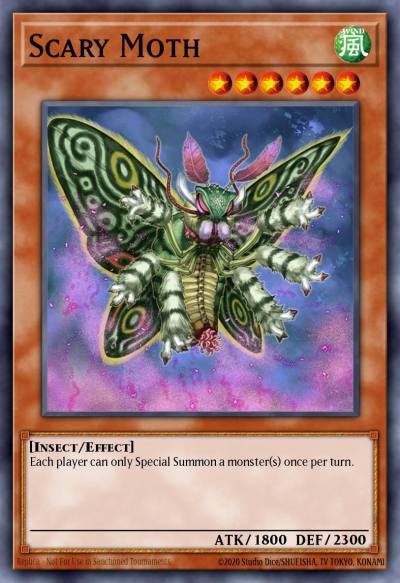 Scary Moth Common ANPR-EN023 Ancient Prophecy Yugioh card