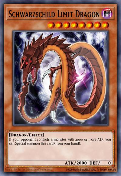 Schwarzschild Limit Dragon Common JOTL-EN015 Judgment of the Light Yugioh card