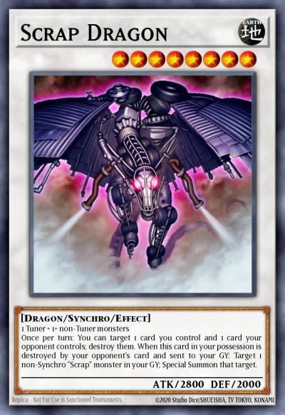Scrap Dragon Super Rare CT09-EN006 Collectible Tins 2012 Wave 1 Yugioh card