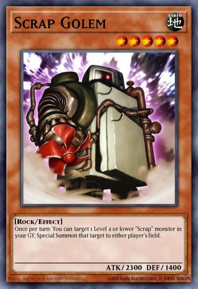 Scrap Golem Rare DREV-EN023 Duelist Revolution Yugioh card