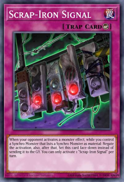 Scrap-Iron Signal Rare LED6-EN027 Legendary Duelists Magical Hero Yugioh card