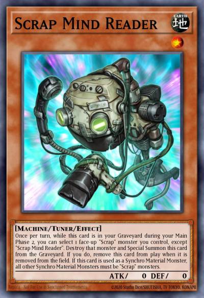Scrap Mind Reader Secret Rare STBL-EN084 Starstrike Blast Yugioh card