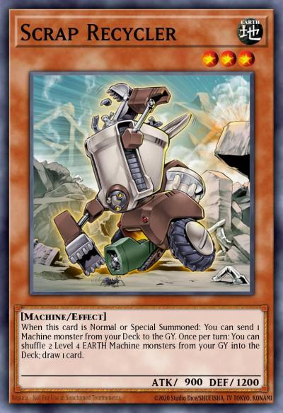 Scrap Recycler Super Rare FIGA-EN051 Fists of the Gadgets Yugioh card