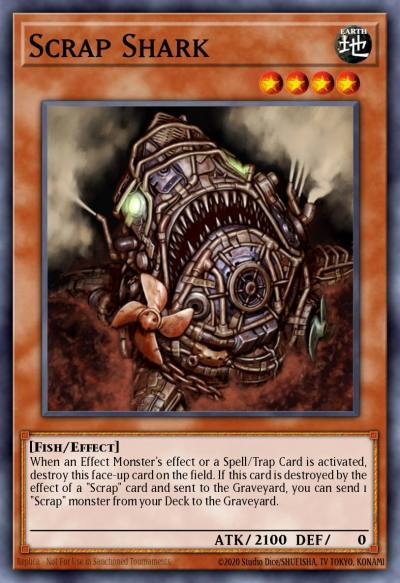 Scrap Shark Common STOR-EN030 Storm of Ragnarok Yugioh card