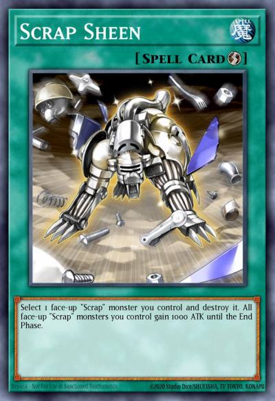 Scrap Sheen Common DREV-EN049 Duelist Revolution Yugioh card