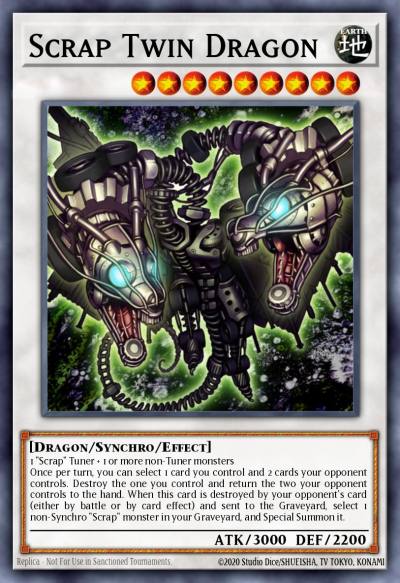 Scrap Twin Dragon Super Rare KICO-EN038 Kings Court Yugioh card