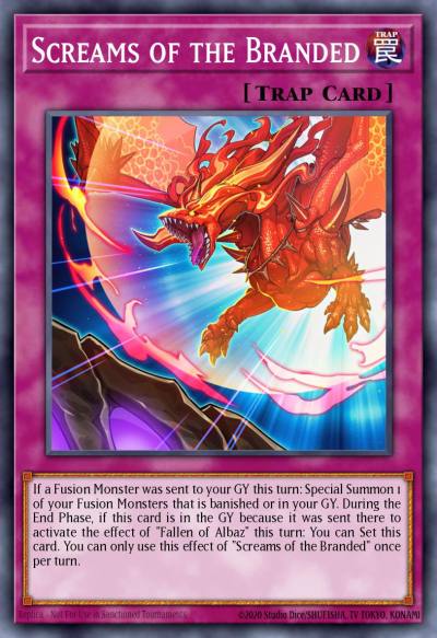 Screams of the Branded Super Rare MP22-EN103 2022 Tin of the Pharaohs Gods Yugioh card