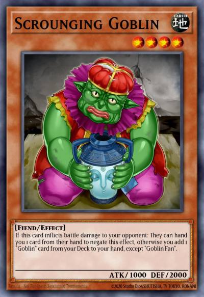 Scrounging Goblin Short Print NECH-EN044 The New Challengers Yugioh card