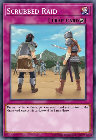 Scrubbed Raid Super Rare DP09-EN029 Duelist Pack Yusei 2 Yugioh card
