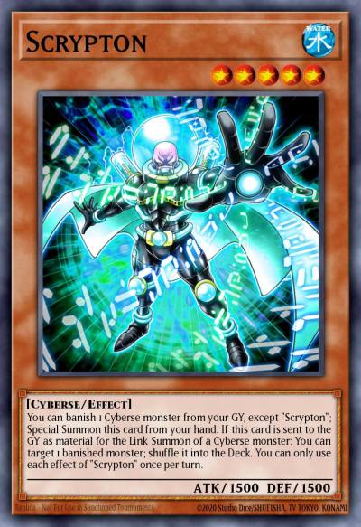Scrypton Super Rare ETCO-EN082 Eternity Code Yugioh card