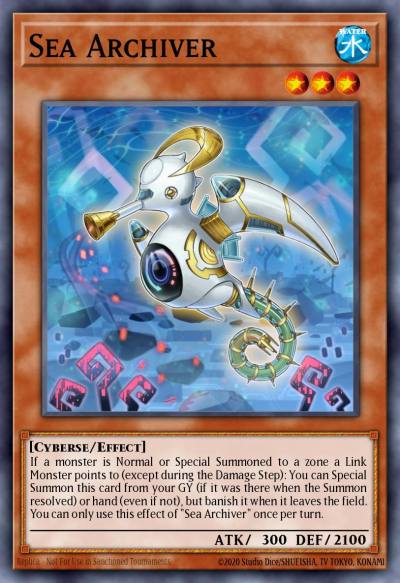 Sea Archiver Common OP12-EN016 OTS Tournament Pack 12 Yugioh card