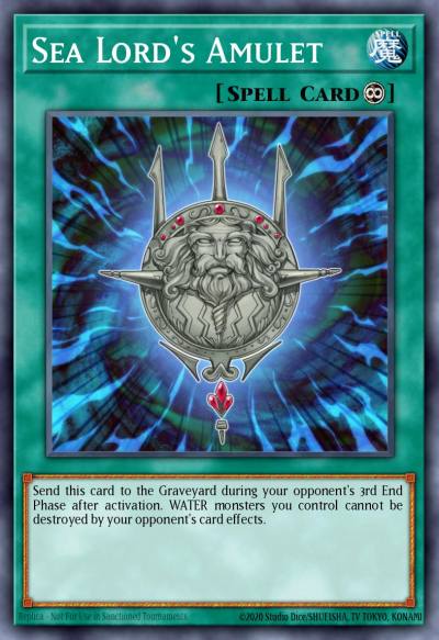 Sea Lords Amulet Ultra Rare DUSA-EN009 Duelist Saga Yugioh card