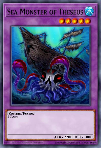 Sea Monster of Theseus Secret Rare MP17-EN231 2017 Mega-Tin Mega Pack Yugioh card