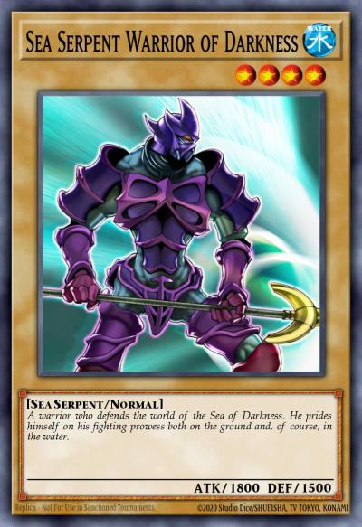 Sea Serpent Warrior of Darkness Common DR2-EN060 Dark Revelation Volume 2 Yugioh card