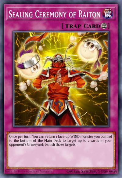 Sealing Ceremony of Raiton Common GAOV-EN078 Galactic Overlord Yugioh card