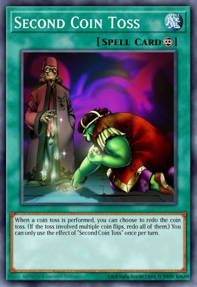 Second Coin Toss Common DB2-EN192 Dark Beginning 2 Yugioh card