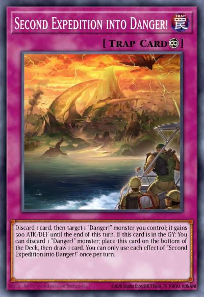 Second Expedition into Danger Super Rare SOFU-EN087 Soul Fusion Yugioh card