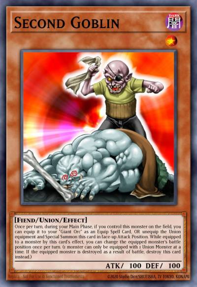 Second Goblin Common DR1-EN068 Dark Revelation Volume 1 Yugioh card
