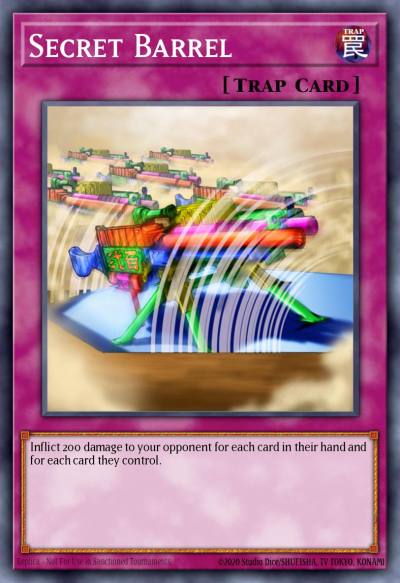 Secret Barrel Common DR1-EN101 Dark Revelation Volume 1 Yugioh card