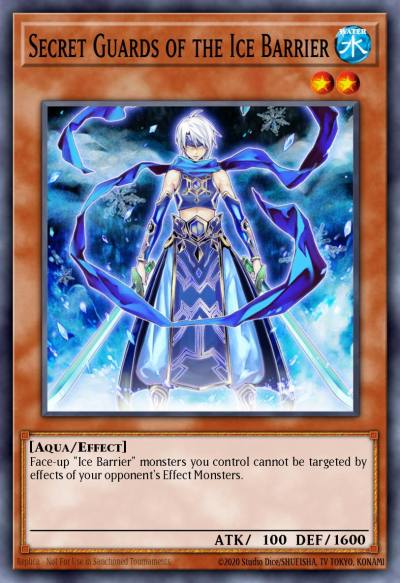 Secret Guards of the Ice Barrier Duel Terminal Normal Parallel Rare DT04-EN083 Duel Terminal 4 Yugioh card