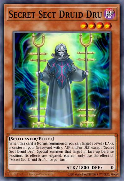 Secret Sect Druid Dru Common MP14-EN133 2014 Mega-Tin Mega Pack Yugioh card