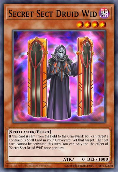 Secret Sect Druid Wid Common MP14-EN132 2014 Mega-Tin Mega Pack Yugioh card