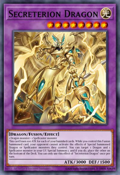 Secreterion Dragon Starlight Rare DUAD-EN037 Duelists Advance Yugioh card