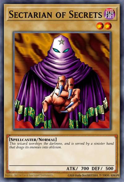 Sectarian of Secrets Common TP8-EN019 Tournament Pack 8 Yugioh card