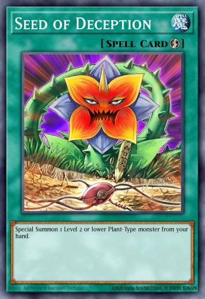Seed of Deception Common CSOC-EN046 Crossroads of Chaos Yugioh card