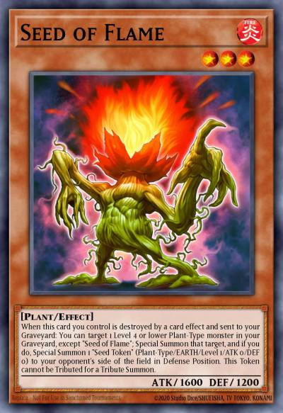 Seed of Flame Common BP03-EN052 Battle Pack 3 Monster League Yugioh card