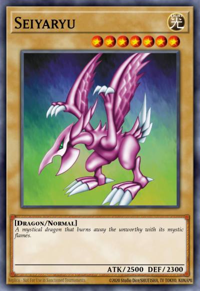 Seiyaryu Ultra Rare GFTP-EN070 Ghosts From the Past Yugioh card