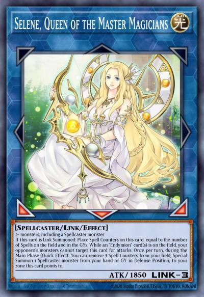 Selene Queen of the Master Magicians Super Rare RA01-EN047 25th Anniversary Rarity Collection Yugioh card