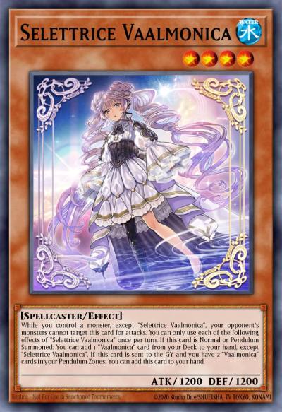 Selettrice Vaalmonica Quarter Century Secret Rare LEDE-EN022 Legacy of Destruction Yugioh card