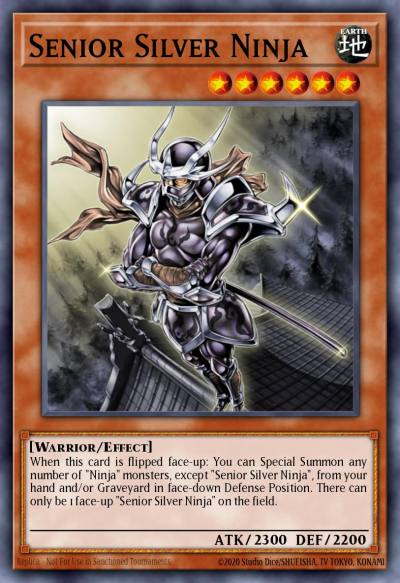 Senior Silver Ninja Common PHSW-EN031 Photon Shockwave Yugioh card