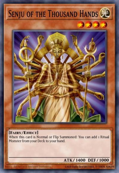 Senju of the Thousand Hands Common AP07-EN016 Astral Pack Seven Yugioh card