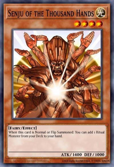 Senju of the Thousand Hands Ultra Rare LART-EN057 The Lost Art Promotion 2023 D Yugioh card