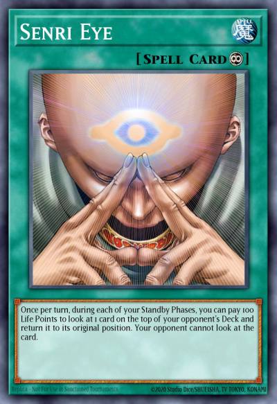 Senri Eye Common DR1-EN144 Dark Revelation Volume 1 Yugioh card