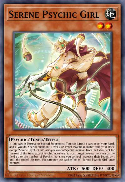 Serene Psychic Girl Common DUAD-EN013 Duelists Advance Yugioh card