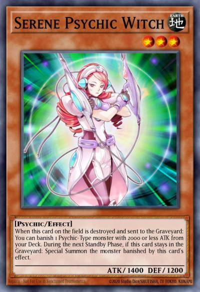 Serene Psychic Witch Super Rare AP03-EN004 Astral Pack Three Yugioh card
