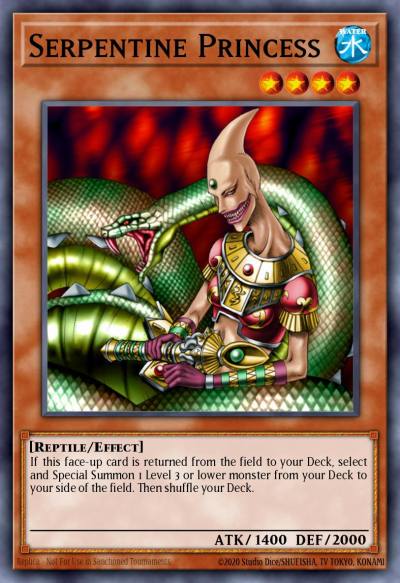 Serpentine Princess Common DB2-EN167 Dark Beginning 2 Yugioh card
