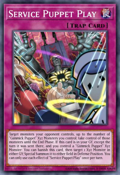Service Puppet Play Common INFO-EN070 The Infinite Forbidden Yugioh card